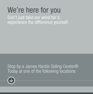 James Hardie Siding Center: Store Locations